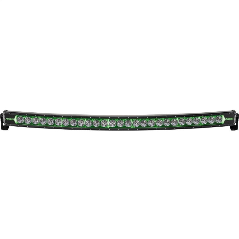 Rigid Industries Radiance+ Curved 50in. RGBW Light Bar Lights offroad accessory | Iron Ridge Offroad