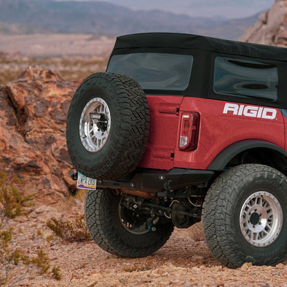 Rigid Industries Rear Chase Pod Light Kit - 2021+ Ford Bronco Lights offroad accessory | Iron Ridge Offroad