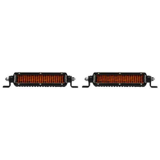Rigid Industries SR - Series SAE 6in. w/ Amber PRO Lens (Pair) Lights offroad accessory | Iron Ridge Offroad