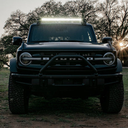 Rigid Industries SR Spot/Flood 40 in Roof Rack Light Bar - 2021+ Ford Bronco Lights offroad accessory | Iron Ridge Offroad
