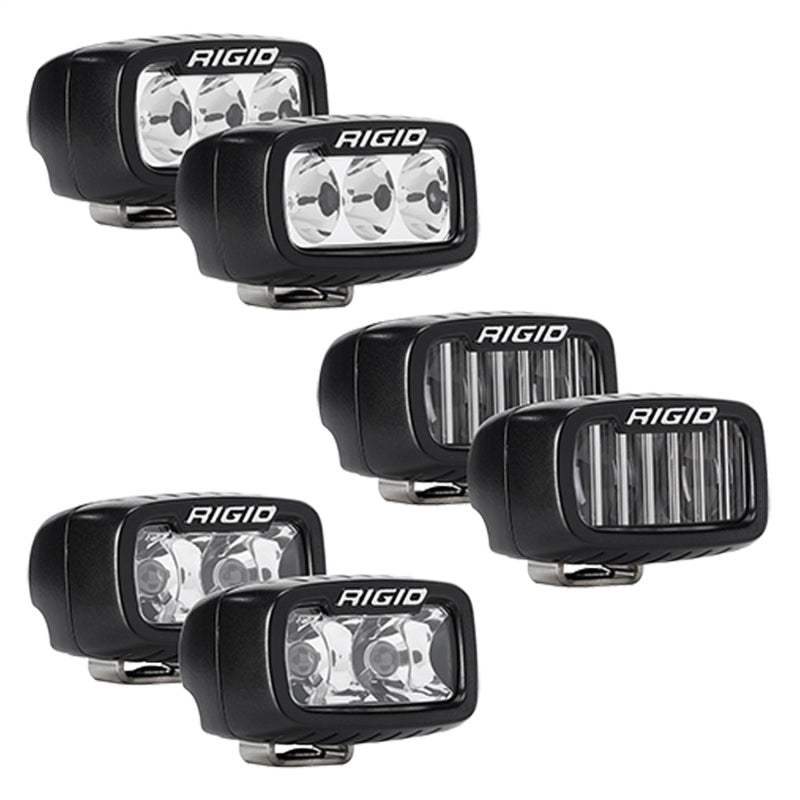 Rigid Industries Triple SR - M Fog Light Kit - 2021+ Ford Bronco Lights offroad accessory | Iron Ridge Offroad
