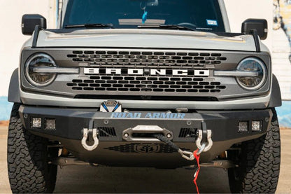 Road Armor Stealth Front Winch Bumper - 2021+ Ford Bronco Bumpers offroad accessory | Iron Ridge Offroad