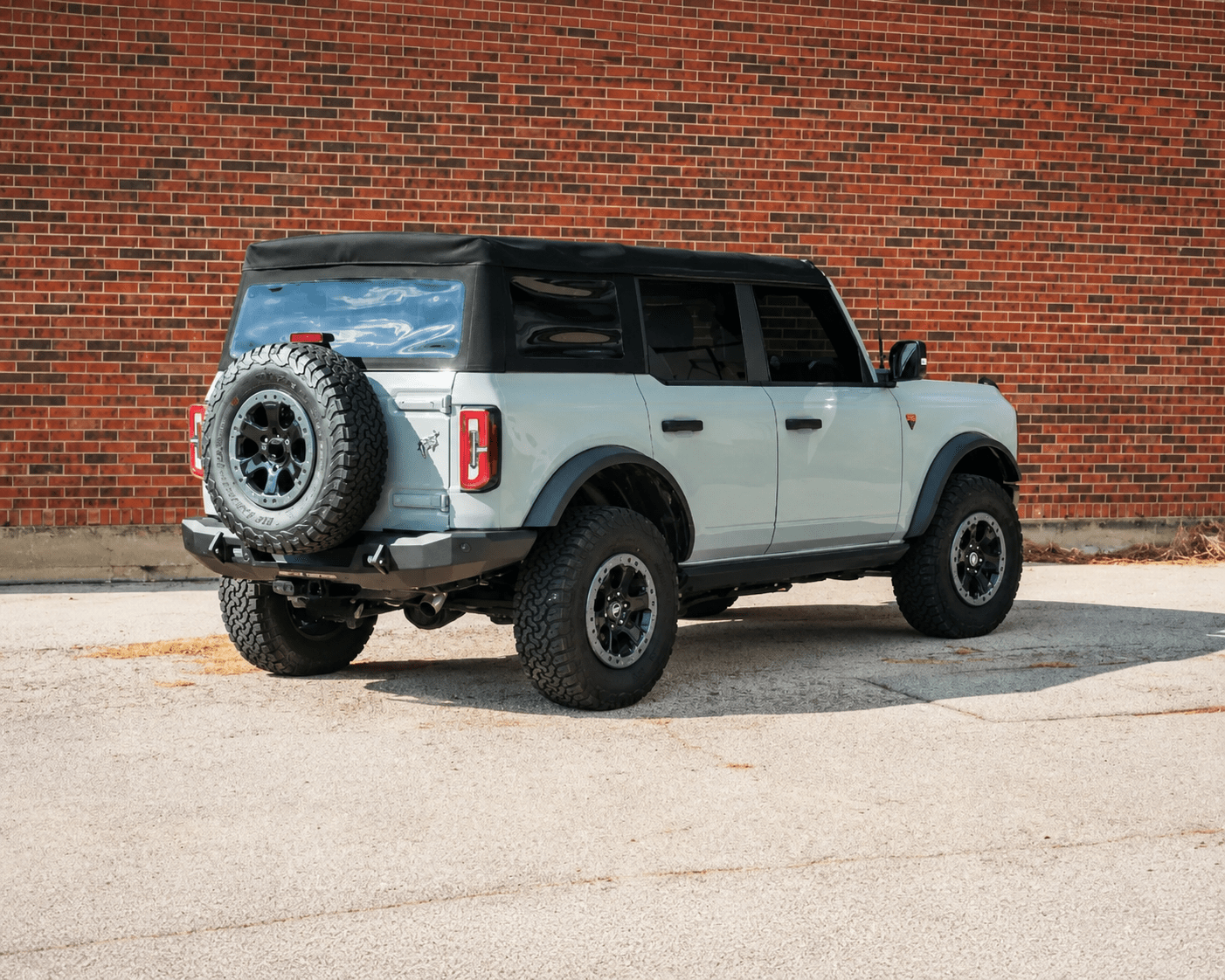 Road Armor Stealth Slim Fit Rear Bumper - 2021+ Ford Bronco Bumpers offroad accessory | Iron Ridge Offroad