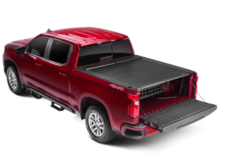 Roll-N-Lock Cargo Manager | Chevrolet Silverado 1500 / ZR2 (19-26) / GMC Sierra 1500 / AT4 / AT4X (19-26) (CM223) Truck Bed Accessories offroad accessory | Iron Ridge Offroad