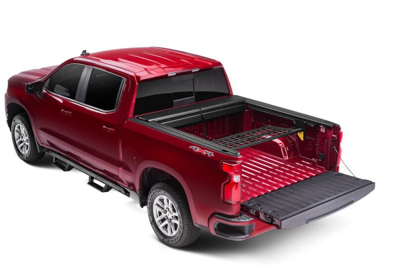 Roll-N-Lock Cargo Manager | Chevrolet Silverado 1500 / ZR2 (19-26) / GMC Sierra 1500 / AT4 / AT4X (19-26) (CM223) Truck Bed Accessories offroad accessory | Iron Ridge Offroad
