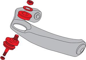 SPC Performance Adjustable Balljoint: Dodge Ram 1500 (06-10) / Ram 1500 (11-18) Suspension offroad accessory | Iron Ridge Offroad