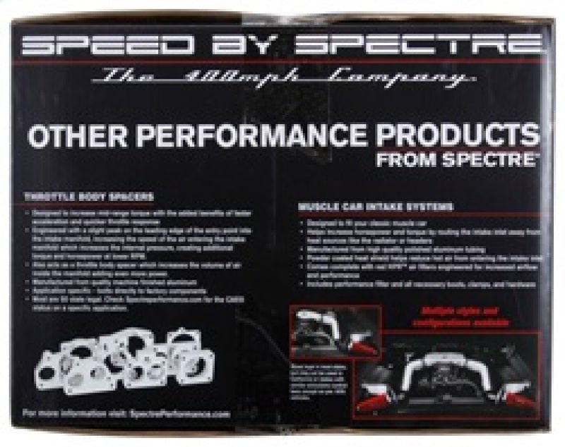 Spectre Performance Air Intake Kit (F/I): RAM 1500 2019-2024 5.7L VVT HEMI Air Intake Systems offroad accessory | Iron Ridge Offroad