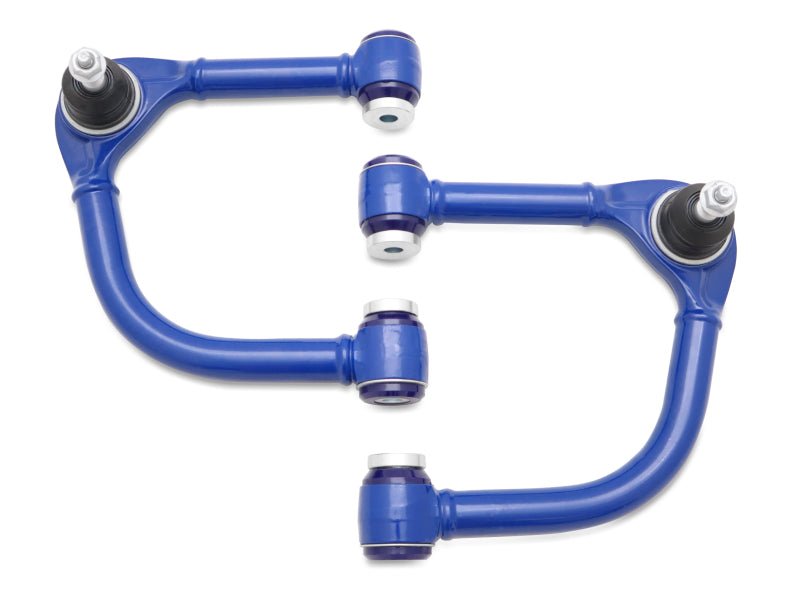 SuperPro Front Upper Control Arm Set 2 - 4 in Lift - 2021+ Ford Bronco Suspension offroad accessory | Iron Ridge Offroad