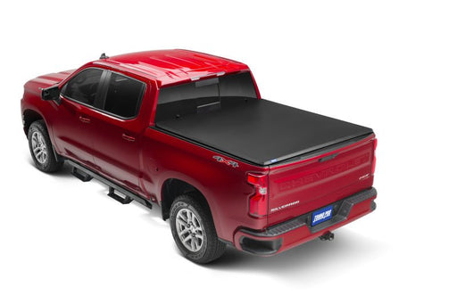 Tonno Pro TonnoFold Tri-Fold Tonneau Cover | Chevrolet Silverado 1500 / GMC Sierra 1500 / Silverado ZR2 / Sierra AT4 / AT4X (19-26) (42-118) Tonneau Covers offroad accessory | Iron Ridge Offroad