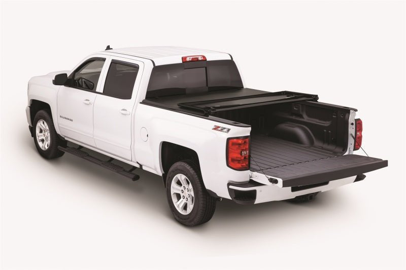 Tonno Pro Tri-Fold Tonneau Cover | GMC Sierra 1500 / Silverado 1500 (19-26) / Silverado ZR2 (22-26) / Sierra AT4 (19-26) (42-117) Tonneau Covers offroad accessory | Iron Ridge Offroad