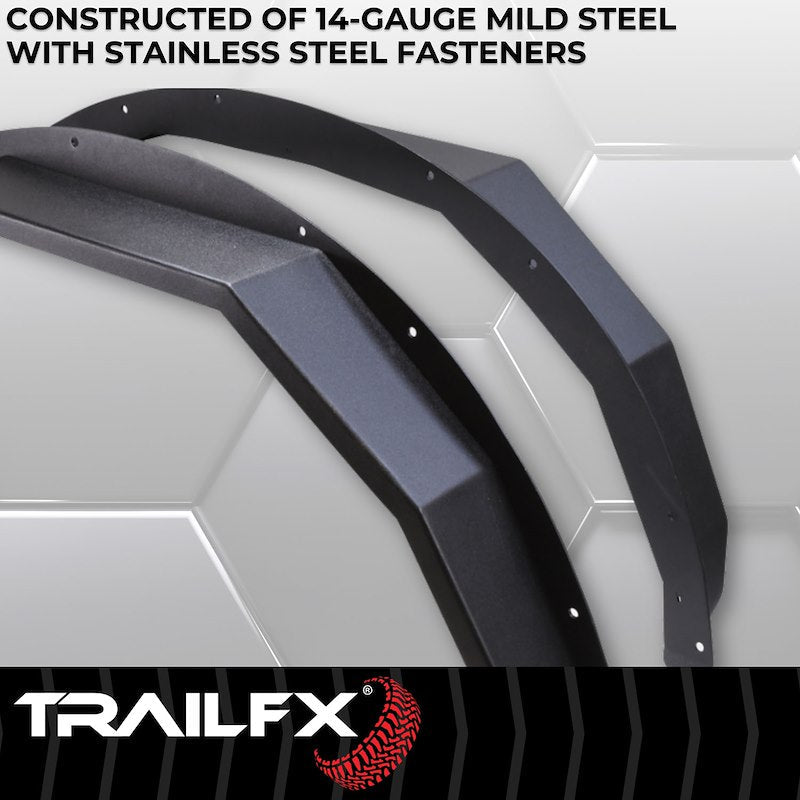 TrailFX Front Angled Fender Flares - 2021+ Ford Bronco offroad accessory | Iron Ridge Offroad
