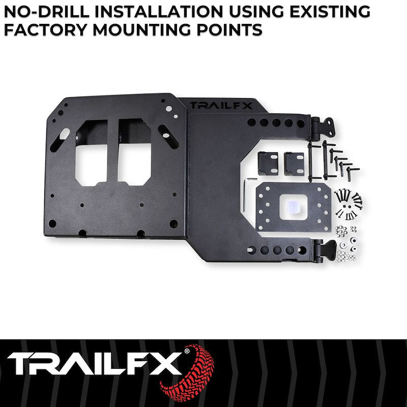 TrailFX Heavy Duty Spare Tire Carrier - 2021+ Ford Bronco offroad accessory | Iron Ridge Offroad