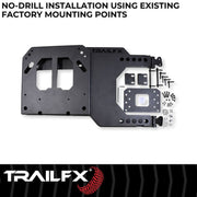 TrailFX Heavy Duty Spare Tire Carrier - 2021+ Ford Bronco offroad accessory | Iron Ridge Offroad