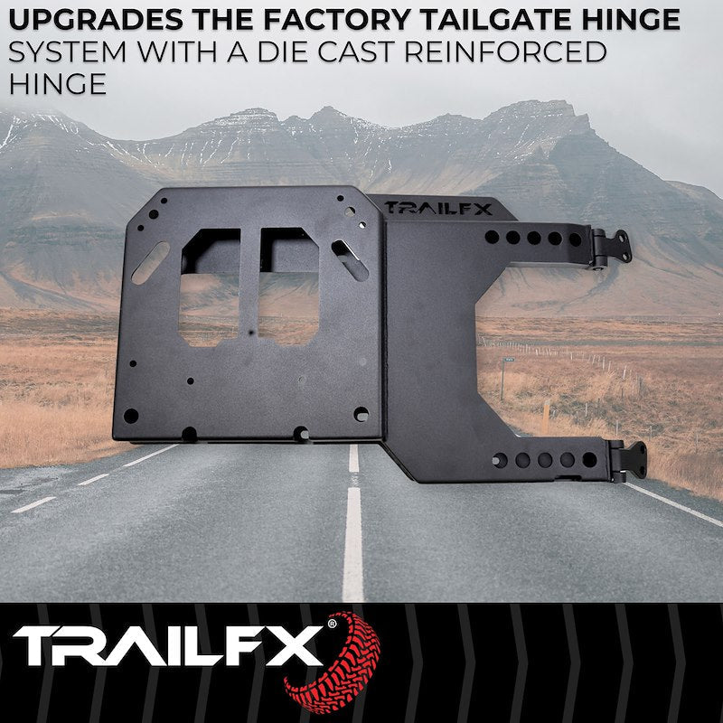 TrailFX Heavy Duty Spare Tire Carrier - 2021+ Ford Bronco offroad accessory | Iron Ridge Offroad