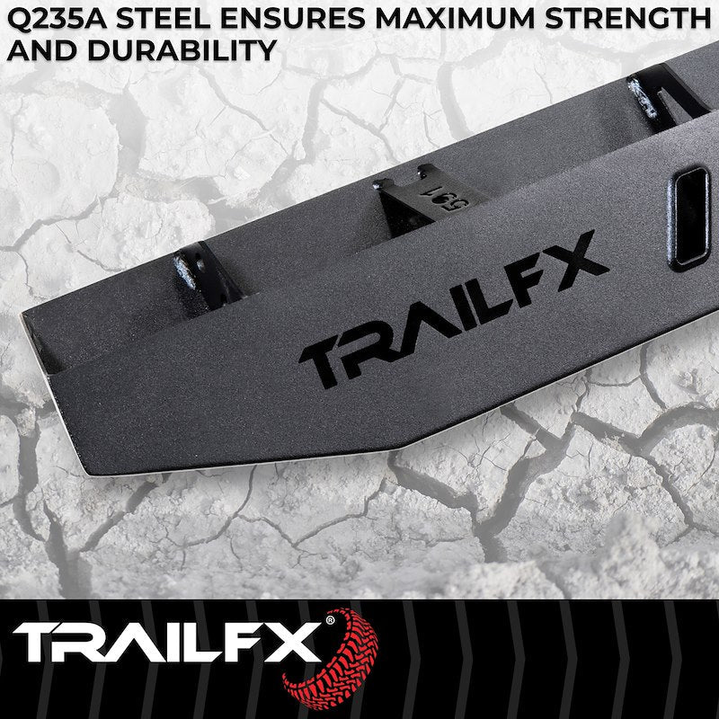 TrailFX Overland Running Boards - 2021+ Ford Bronco 4DR offroad accessory | Iron Ridge Offroad