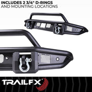 TrailFX Pre - Runner Full Width Tubular Front Bumper - 2021+ Ford Bronco offroad accessory | Iron Ridge Offroad