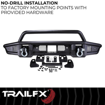 TrailFX Pre - Runner Full Width Tubular Front Bumper - 2021+ Ford Bronco offroad accessory | Iron Ridge Offroad