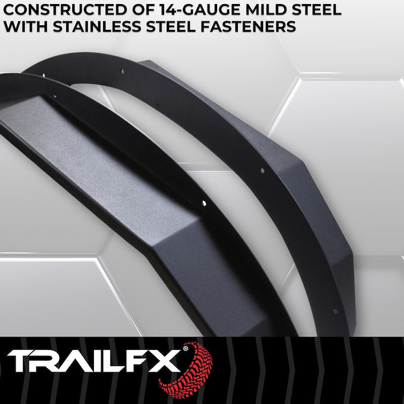 TrailFX Rear Angled Fender Flares - 2021+ Ford Bronco 4DR offroad accessory | Iron Ridge Offroad