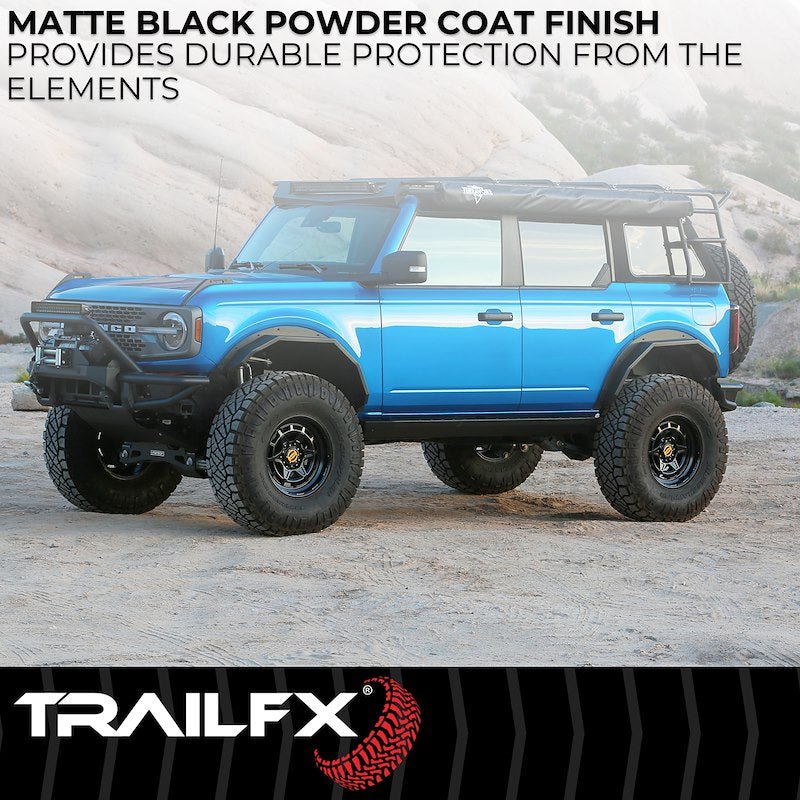 TrailFX Rear Angled Fender Flares - 2021+ Ford Bronco 4DR offroad accessory | Iron Ridge Offroad