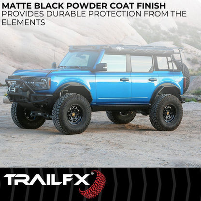 TrailFX Rear Angled Fender Flares - 2021+ Ford Bronco 4DR offroad accessory | Iron Ridge Offroad