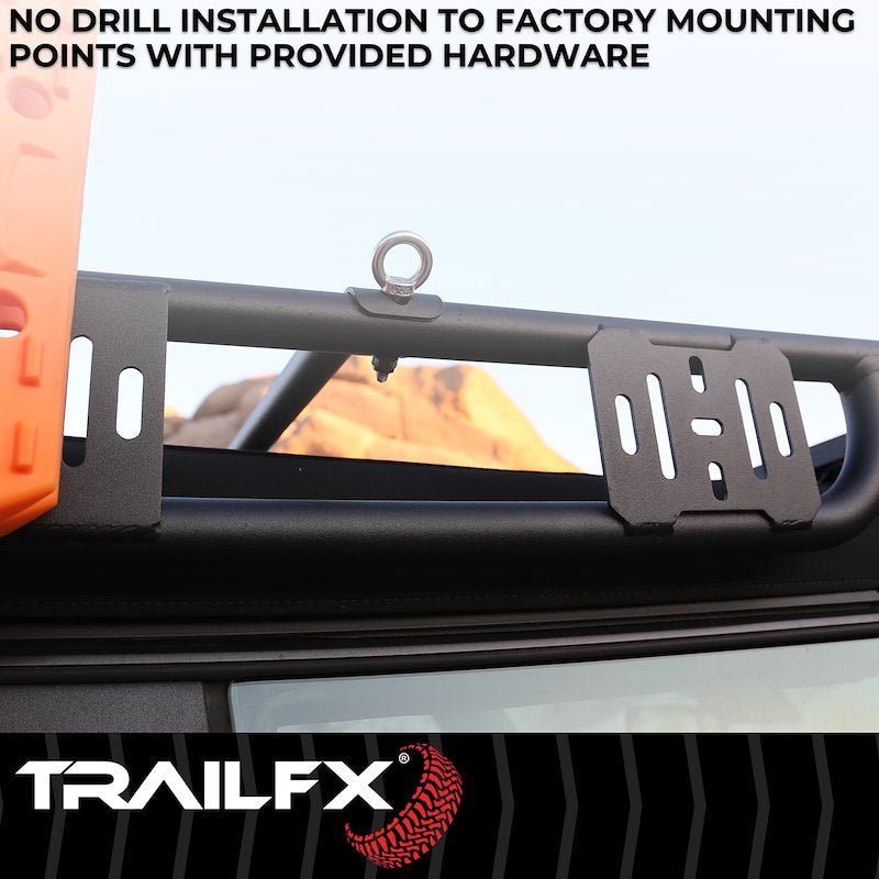 TrailFX Roof Rack System - 2021+ Ford Bronco 4DR offroad accessory | Iron Ridge Offroad