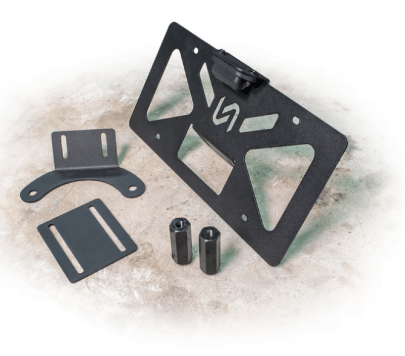 Turn Offroad 2021+ Ford Bronco License Plate Relocation Bracket - Durable Steel Mounting Kit Fabrication offroad accessory | Iron Ridge Offroad