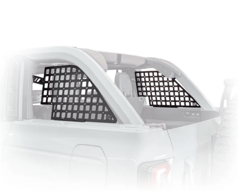Turn Offroad 2021+ Ford Bronco Rear Window Molle Panels - Easy Mount Storage Solution Windshields offroad accessory | Iron Ridge Offroad