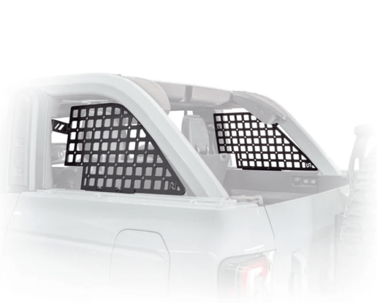 Turn Offroad 2021+ Ford Bronco Rear Window Molle Panels - Easy Mount Storage Solution Windshields offroad accessory | Iron Ridge Offroad