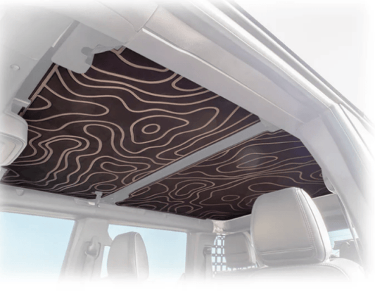 Turn Offroad Foam Headliner for 2021+ Ford Bronco TR10 Hardtop in Black Roofs & Roof Accessories offroad accessory | Iron Ridge Offroad