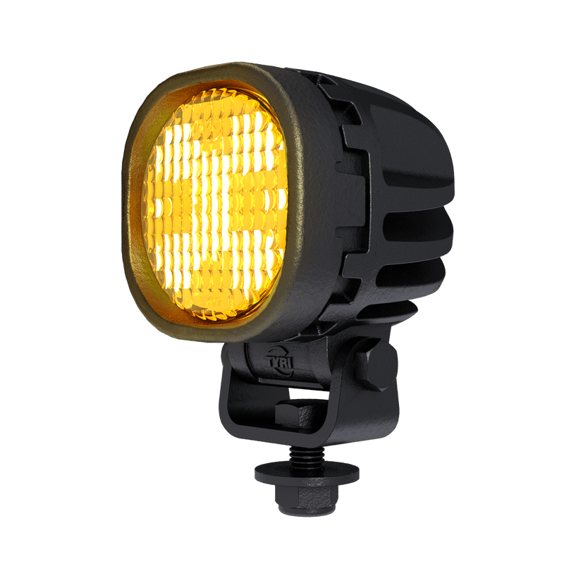 TYRI 2.4 in 0606 Amber Wide Symmetric LED Work Light | Universal (BLU-147-1) LED offroad accessory | Iron Ridge Offroad