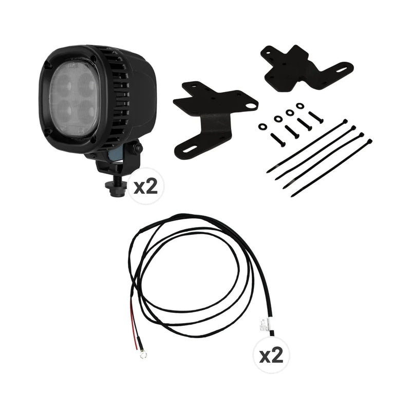 TYRI Off-Road Lighting 1010 A-Pillar Light Kit with Mounting Brackets Ford Bronco | 2022+ (f6819b5a-5484-4b8e-a3b0-b6756f813a93) LED offroad accessory | Iron Ridge Offroad