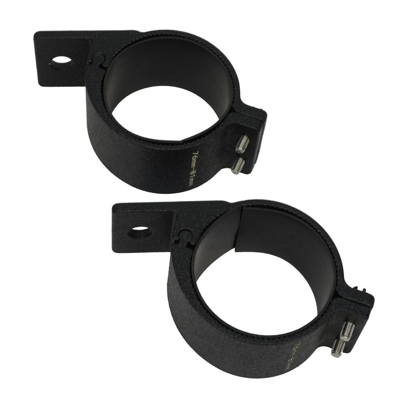 TYRI Off-Road Lighting 2 in - 3 in Tube Clamp Brackets (pair) | Universal Bracket offroad accessory | Iron Ridge Offroad