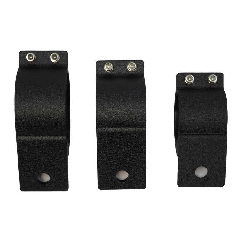 TYRI Off-Road Lighting 2 in - 3 in Tube Clamp Brackets (pair) | Universal Bracket offroad accessory | Iron Ridge Offroad