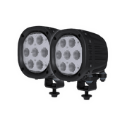 TYRI Off-Road Lighting 5.1 in 1313 Round LED Driving Light Pair w/ Harnesses | Universal (7EADACB3-3680-4B4A-B517-971079EB49BF) LED offroad accessory | Iron Ridge Offroad