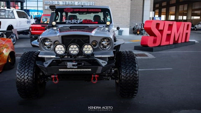 TYRI Off-Road Lighting 7 in D18 8000 LED Light (KLK-100-1) LED offroad accessory | Iron Ridge Offroad