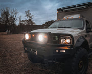 TYRI Off-Road Lighting 7 in D18 8000 LED Light (KLK-100-1) LED offroad accessory | Iron Ridge Offroad