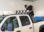 TYRI Off-Road Lighting 7 in D18 8000 LED Light (KLK-100-1) LED offroad accessory | Iron Ridge Offroad