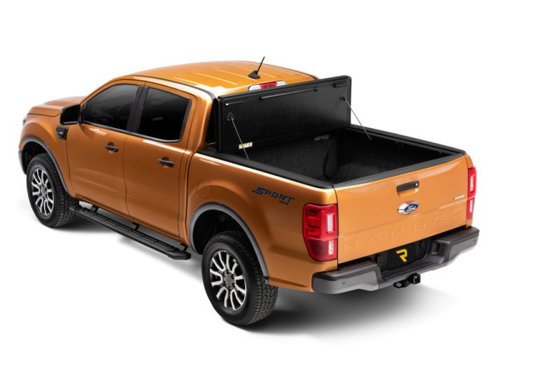 UnderCover 19 - 20 Ford Ranger 5ft Armor Flex Bed Cover - Black Textured Tonneau Covers offroad accessory | Iron Ridge Offroad