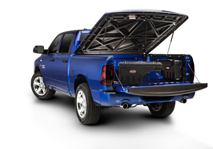 UnderCover 2019+ Ford Ranger Drivers Side Swing Case - Black Smooth Truck Bed Accessories offroad accessory | Iron Ridge Offroad