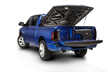 UnderCover 2019+ Ford Ranger Passengers Side Swing Case - Black Smooth Truck Bed Accessories offroad accessory | Iron Ridge Offroad