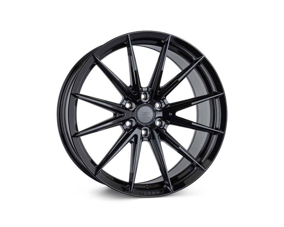 Vossen HFX - 2 Gloss Black 18x9 ET0 Offset 6x139.7 Bolt Pattern Super Deep Concave Wheels offroad accessory | Iron Ridge Offroad