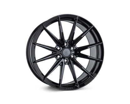 Vossen HFX - 2 Gloss Black 18x9 ET0 Offset 6x139.7 Bolt Pattern Super Deep Concave Wheels offroad accessory | Iron Ridge Offroad