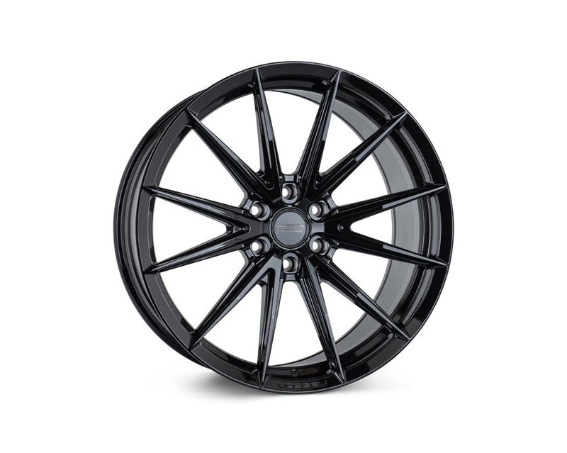 Vossen HFX - 2 Gloss Black 18x9 ET0 Offset 6x139.7 Bolt Pattern Super Deep Concave Wheels offroad accessory | Iron Ridge Offroad