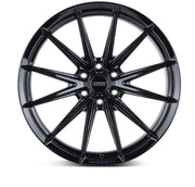 Vossen HFX - 2 Gloss Black 18x9 ET0 Offset 6x139.7 Bolt Pattern Super Deep Concave Wheels offroad accessory | Iron Ridge Offroad