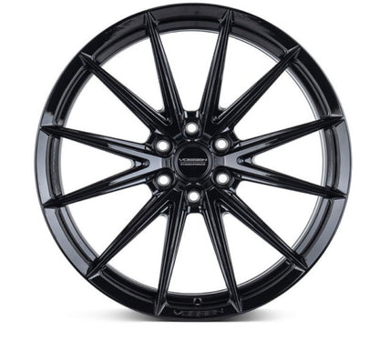 Vossen HFX - 2 Gloss Black 18x9 ET0 Offset 6x139.7 Bolt Pattern Super Deep Concave Wheels offroad accessory | Iron Ridge Offroad