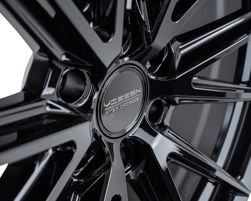 Vossen HFX - 2 Gloss Black 18x9 ET0 Offset 6x139.7 Bolt Pattern Super Deep Concave Wheels offroad accessory | Iron Ridge Offroad