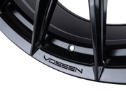 Vossen HFX - 2 Satin Black 18x9 ET0 Offset 6x139.7 Bolt Pattern Super Deep Concave Wheels offroad accessory | Iron Ridge Offroad