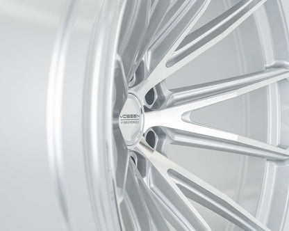 Vossen HFX - 2 Silver Polished 18x9 ET0 Offset 6x139.7 Bolt Pattern Super Deep Concave Wheels offroad accessory | Iron Ridge Offroad