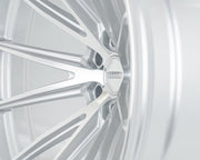 Vossen HFX - 2 Silver Polished 18x9 ET0 Offset 6x139.7 Bolt Pattern Super Deep Concave Wheels offroad accessory | Iron Ridge Offroad