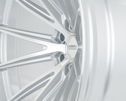 Vossen HFX - 2 Silver Polished 18x9 ET0 Offset 6x139.7 Bolt Pattern Super Deep Concave Wheels offroad accessory | Iron Ridge Offroad